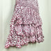 Poupette St. Barth Women's XS/S Beline Mini Dress Purple Clover White Fringe