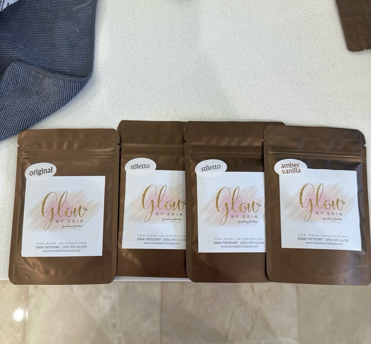 Brand New, Unopened Glow By Erin Powder (6 oz)