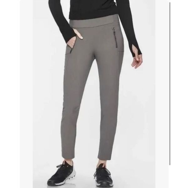 Athleta Headlands Hybrid gray highline hike Athleisure 0 pants