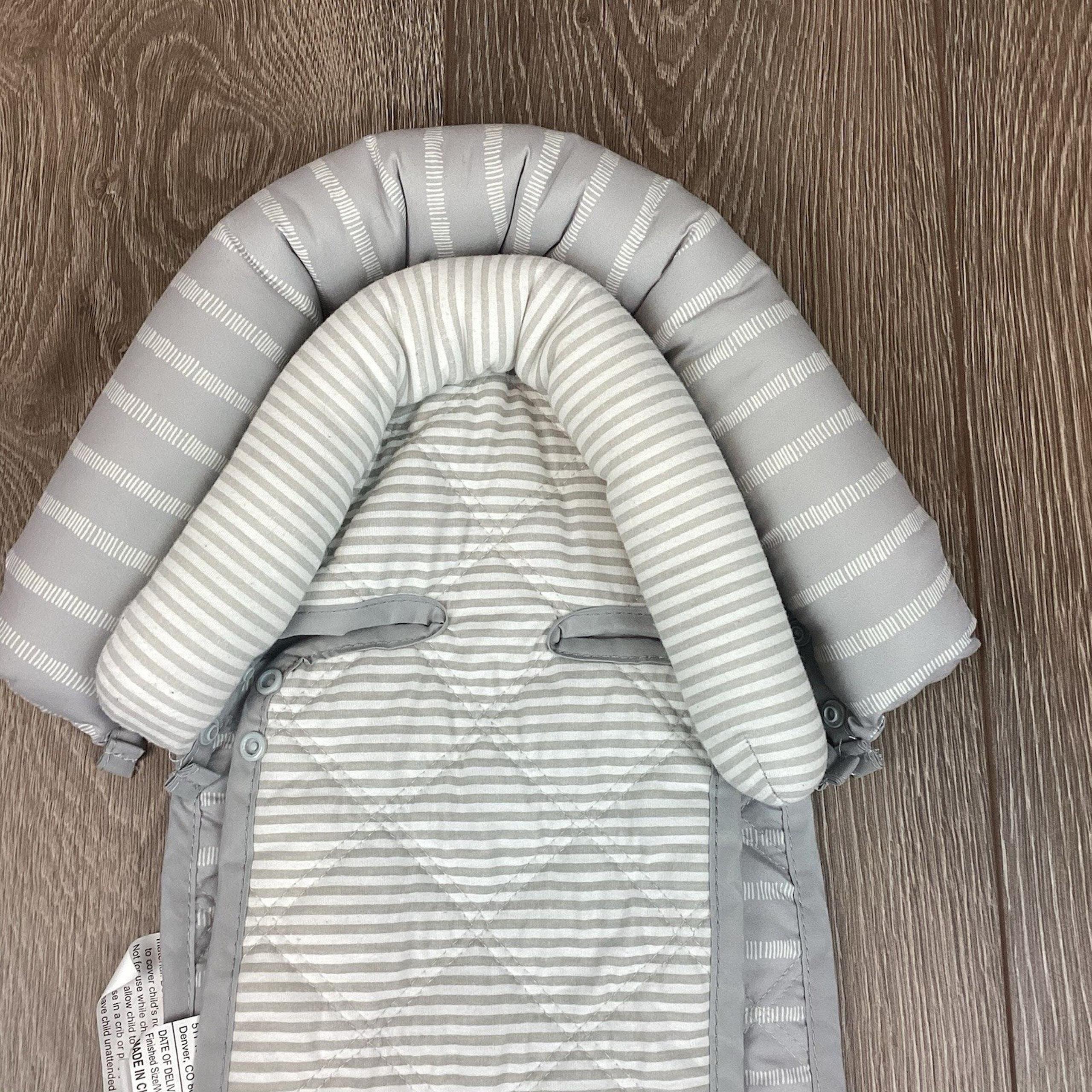 Go by Goldbug Baby Infant Duo 2-in-1 Head Support Car Seat Insert 2 Piece Gray