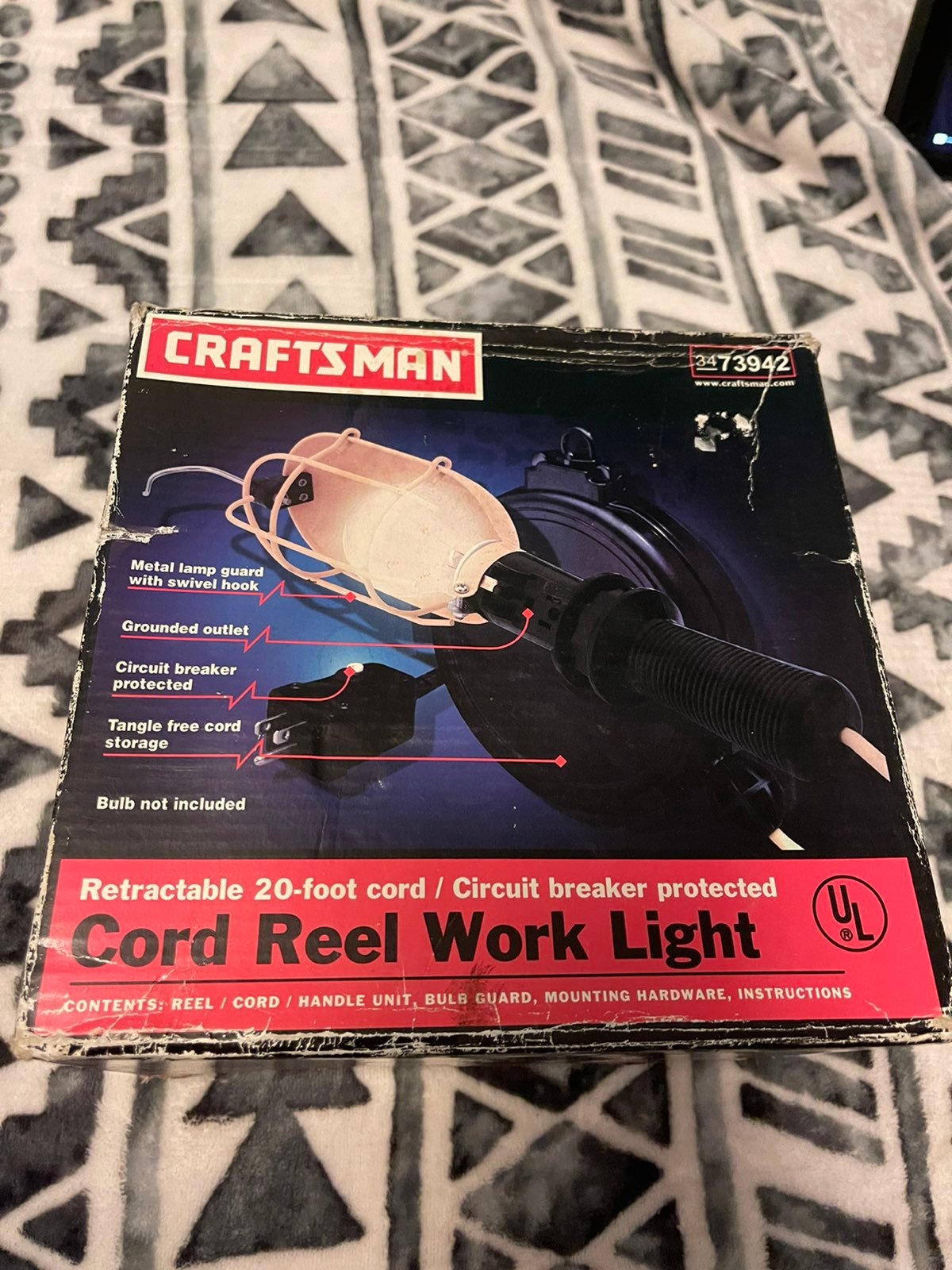 Craftsman cord 20ft reel