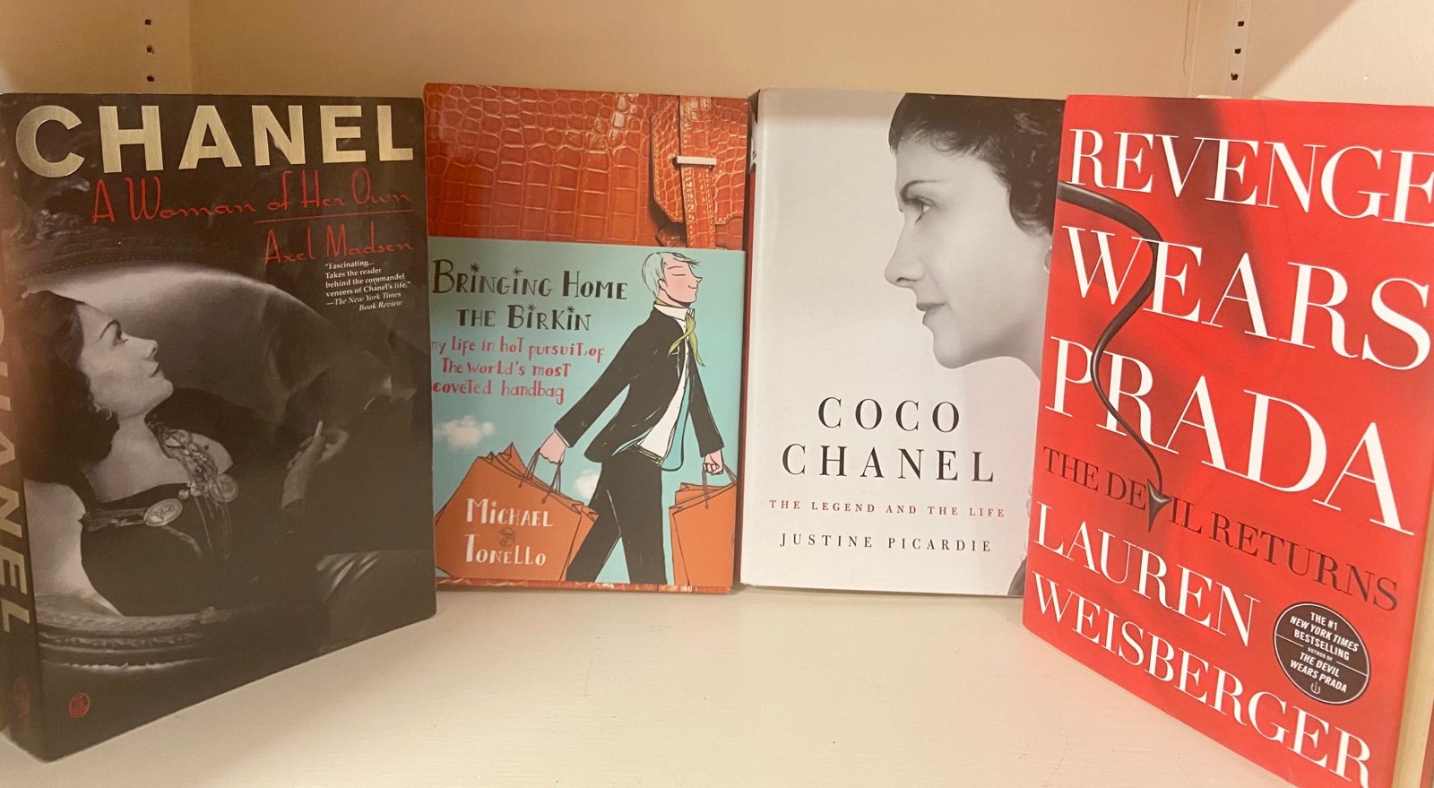 Luxury brand books Chanel Birkin Prada