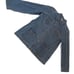 Erika Stretch Blue Cotton Denim Women’s Jeans Jacket Small Metal Button Up
