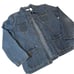 Erika Stretch Blue Cotton Denim Women’s Jeans Jacket Small Metal Button Up