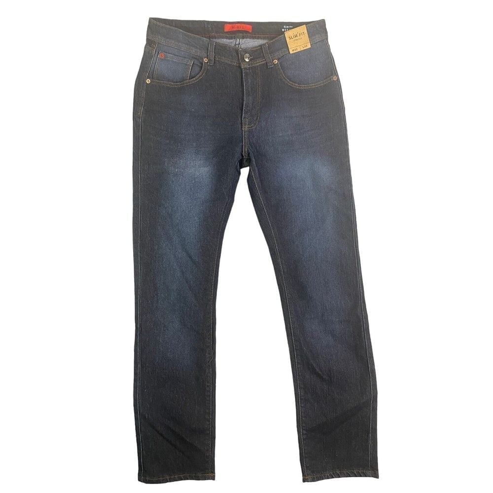 MBX Men's Slim Fit Stretch Jeans Hermosa Dark Blue Denim Size 30x30