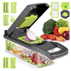 Vegetable Slicer Kitchen Mandoline Veggie Chopper Food Storage Container Tool