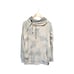 AMPERSAND AVENUE Sweatshirt Hoodie Pink Tie Dye 1/2 Zip Pockets LARGE