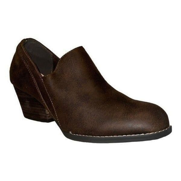 Bella Vita Womens Nakia Shooties Ankle Booties Fabric Upper Brown 8M New