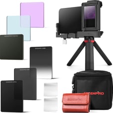 Phone Camera Lens Kit 6 in 1, Phone Lens Filter Clamp with CPL/ND8/ND16