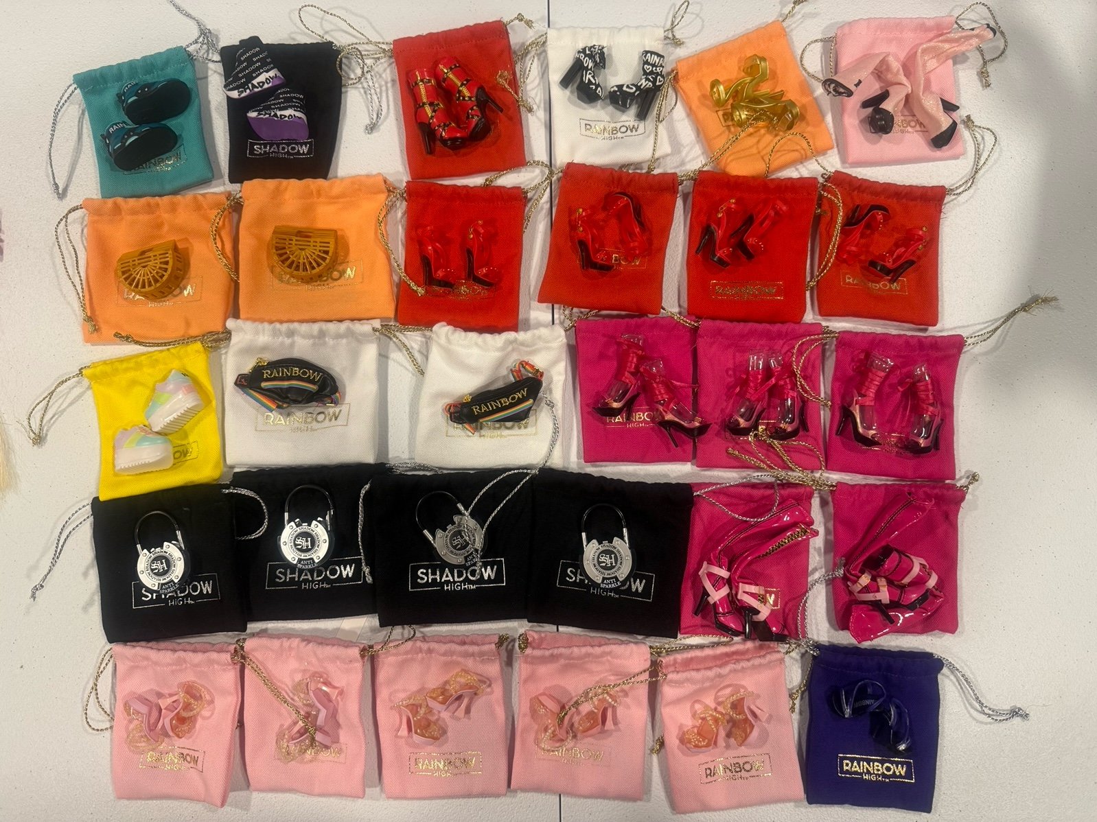 Rainbow High accessory lot
