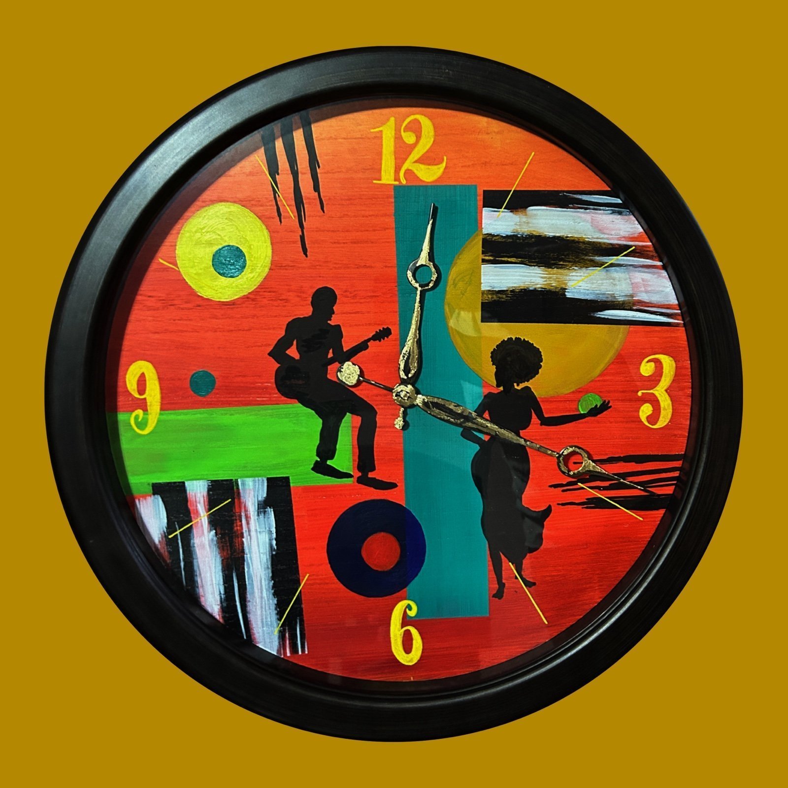 Authentic “Night in Jazz with my Lover” Wall Clock