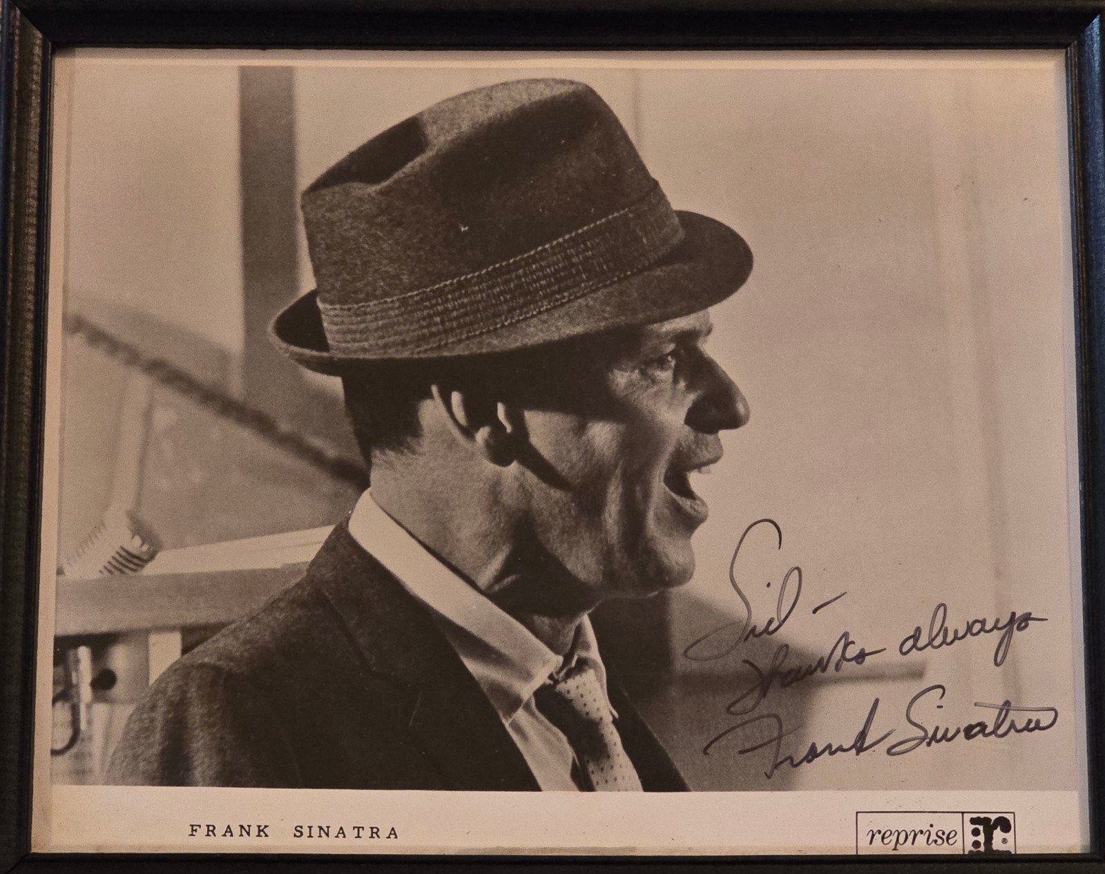 Frank Sinatra Autographed Photo - Vintage Gem of the Entertainment Legend!