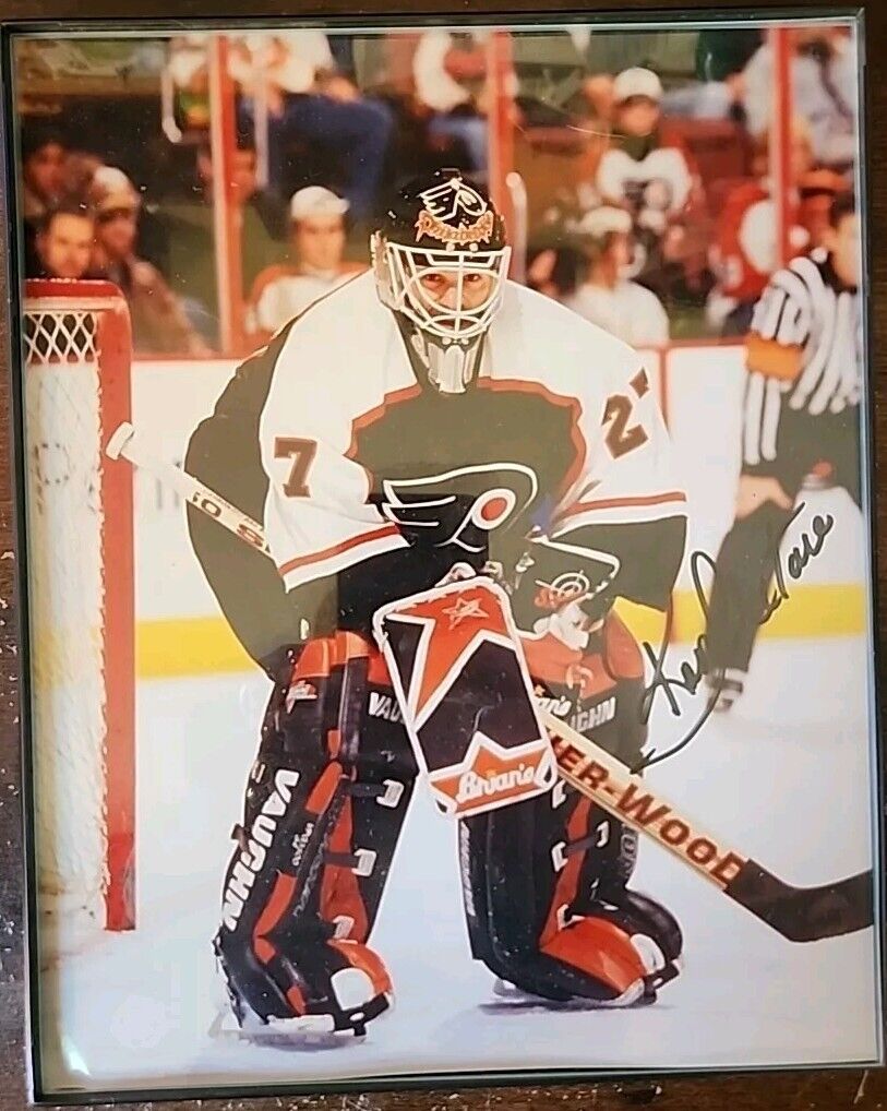Ron HEXTALL Signed 8x10 Photo! PHILADELPHIA FLYERS ALLSTAR GOALIE!!!!