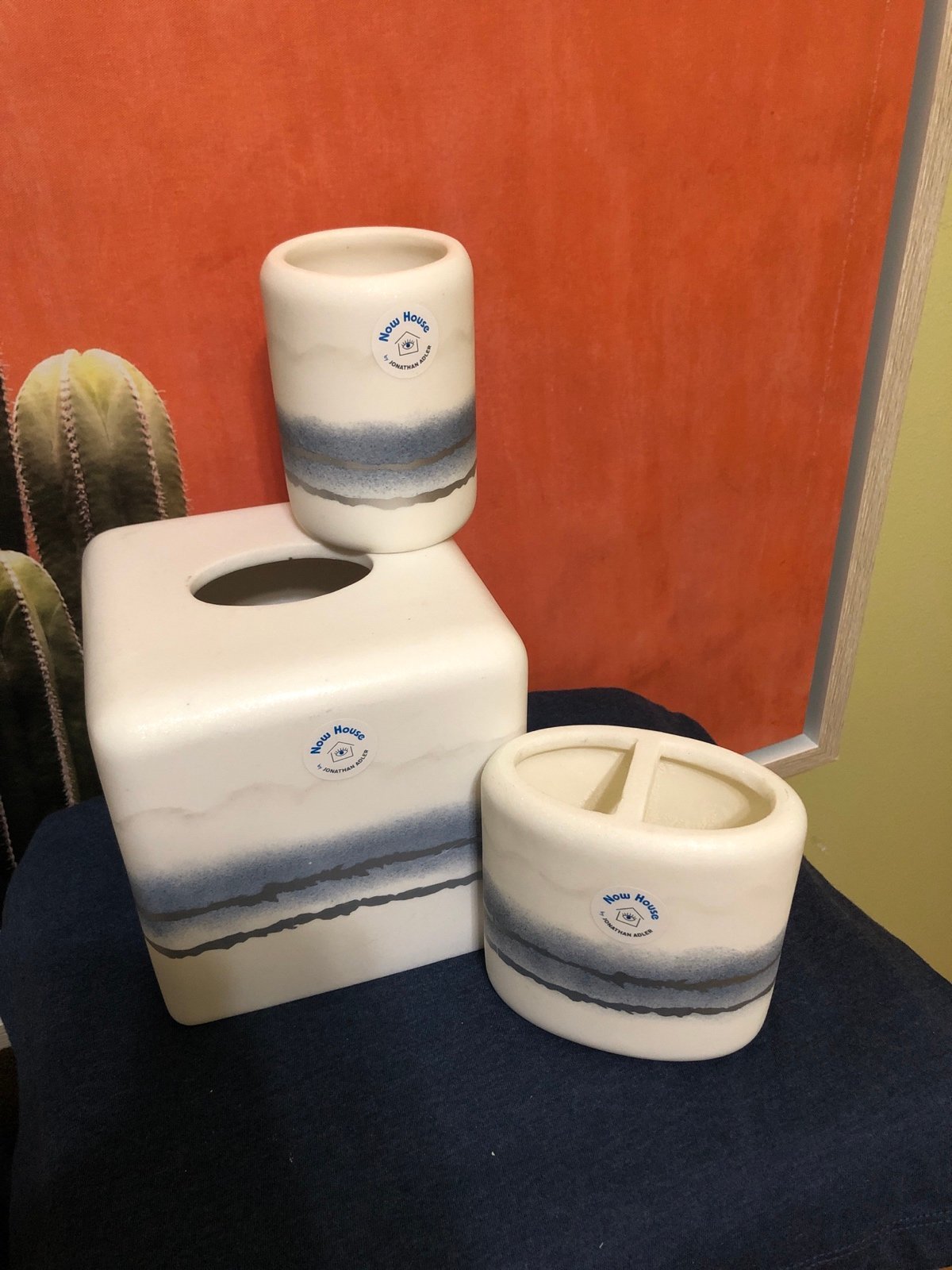 New Now Home by Jonathan Adler 3 piece Bathroom Set