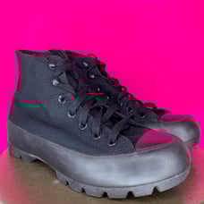 Converse Chuck Taylor All Star Hi Lugged Sneaker - All Black Sz 7