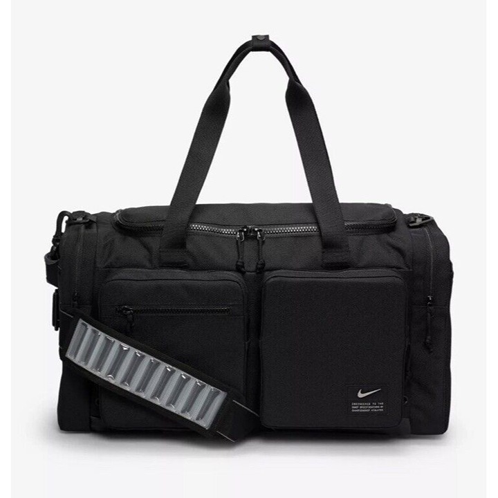 Nike Utility Training Duffel Duffle Bag Black Gym CK2792-010 M Medium 51L