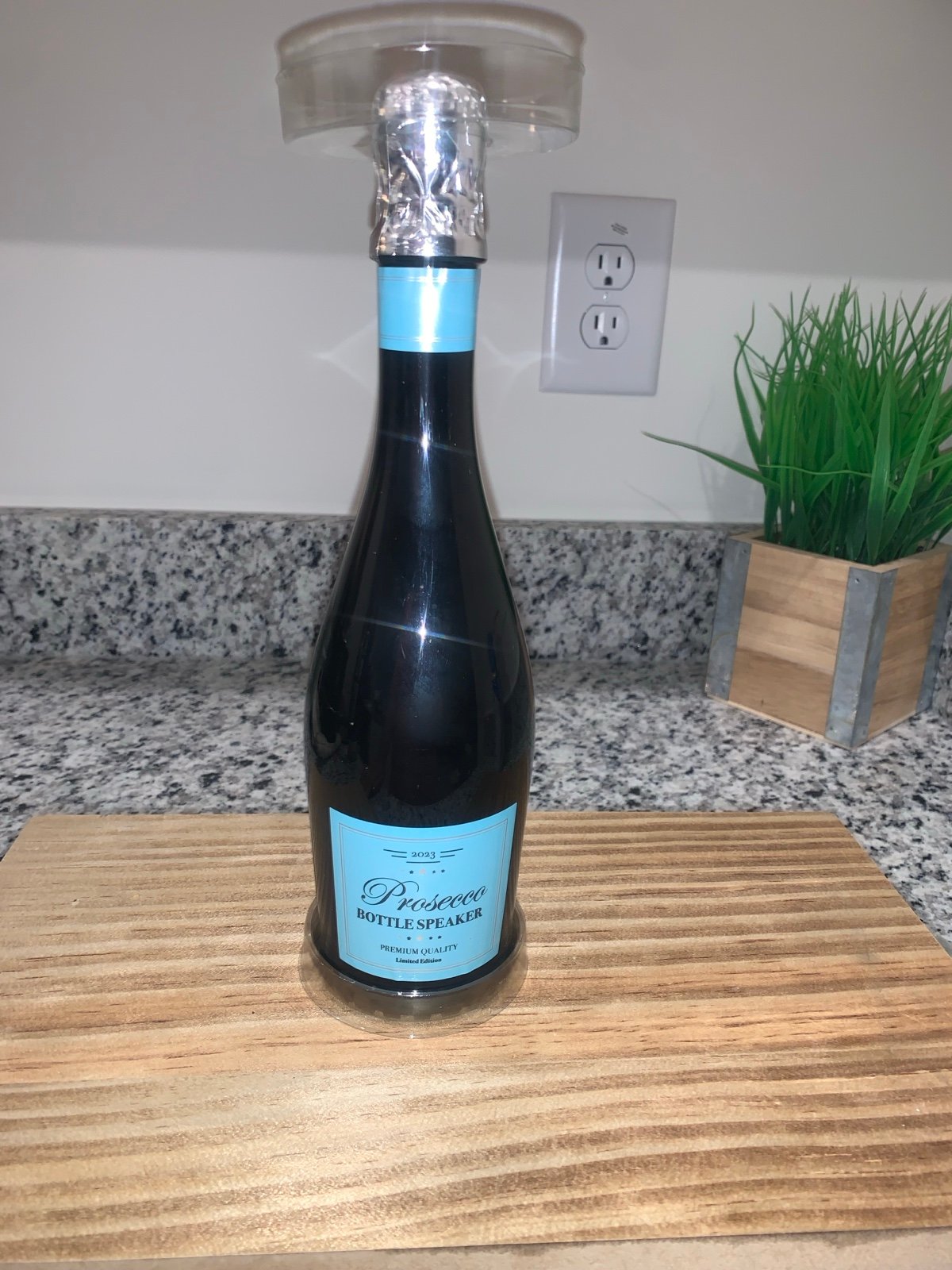 Speaker Wine Bottle Prosecco Bluetooth Limited Edition