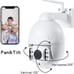 Outdoor/indoor security camera with wire
