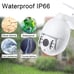 Outdoor/indoor security camera with wire