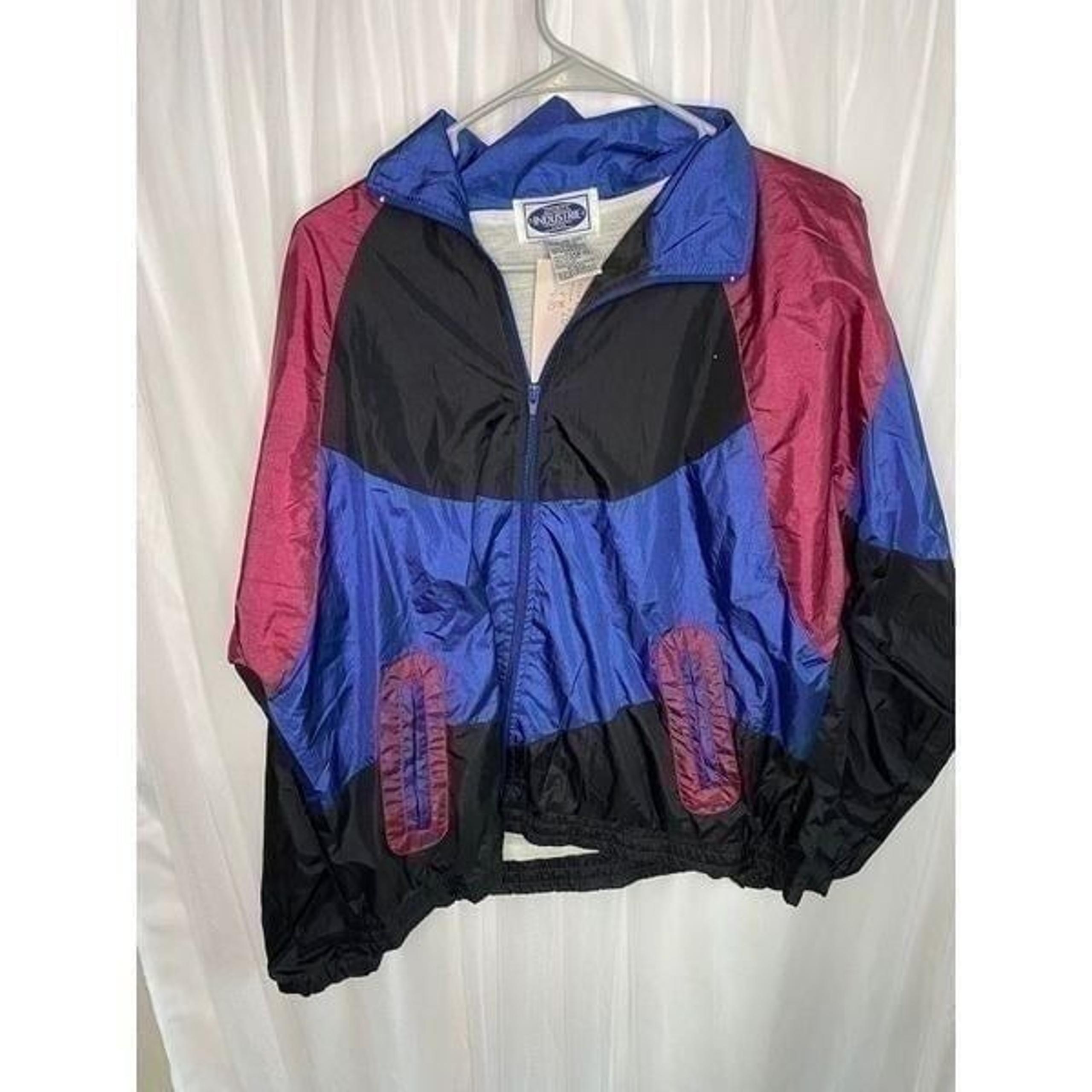 Vintage 90s windbreaker Jacket, XL