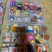 Gachapon with over 100 points, including food-related items.