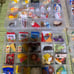 Gachapon with over 100 points, including food-related items.