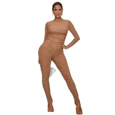 PRETTY LITTLE THING Shape Stone Mesh Extreme Ruched Pants Size 8