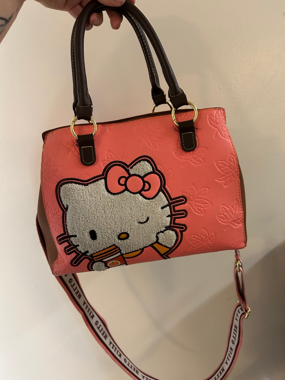 Hello Kitty Pumpkin Spice Latte Crossbody Bag
