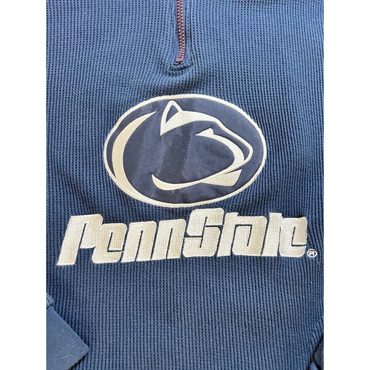 Vintage Starter Penn State Jacket Mens M Blue Lined Long