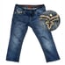 Rock Revival Betty Capri Womens Sz 30 Embellished Biker Rhinestone Grunge 34x22