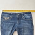 Rock Revival Betty Capri Womens Sz 30 Embellished Biker Rhinestone Grunge 34x22