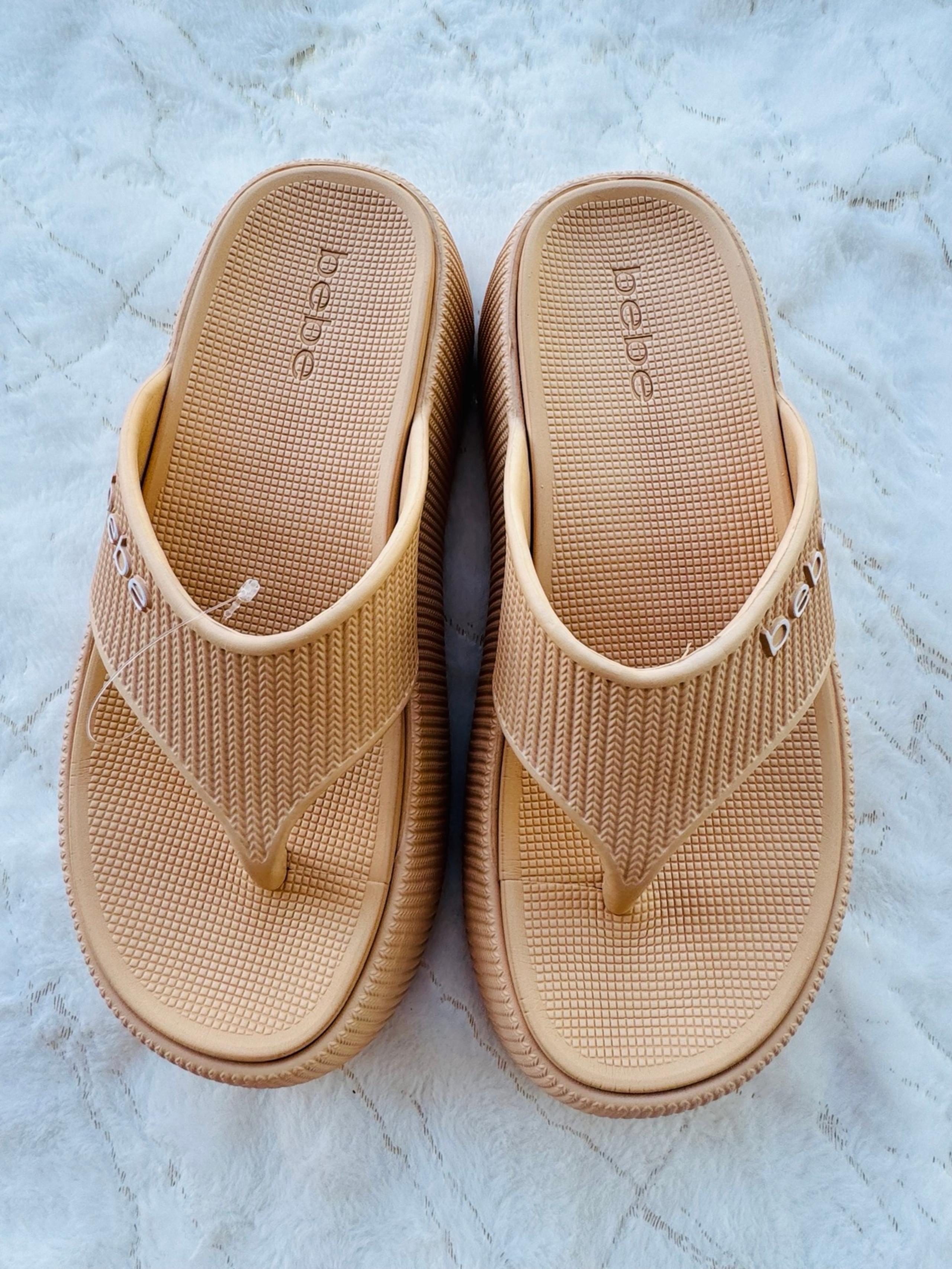 Bebe platform wedge sandals /sandals size 10 /platform shoes size 10