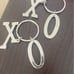 Lot (2) XO KEYCHAINS