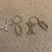 Lot (2) XO KEYCHAINS