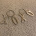 Lot (2) XO KEYCHAINS