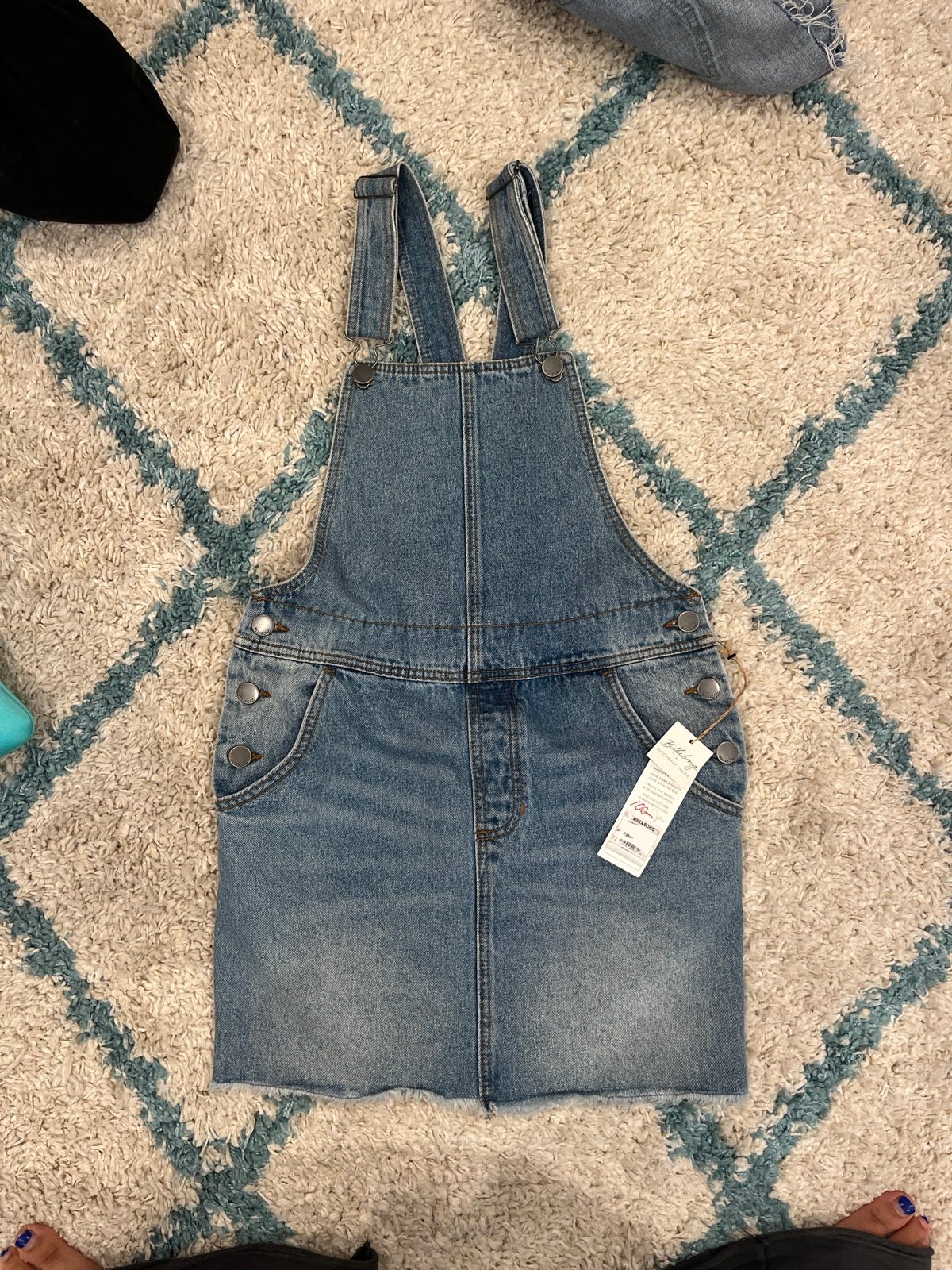 Billabong denim overall dress