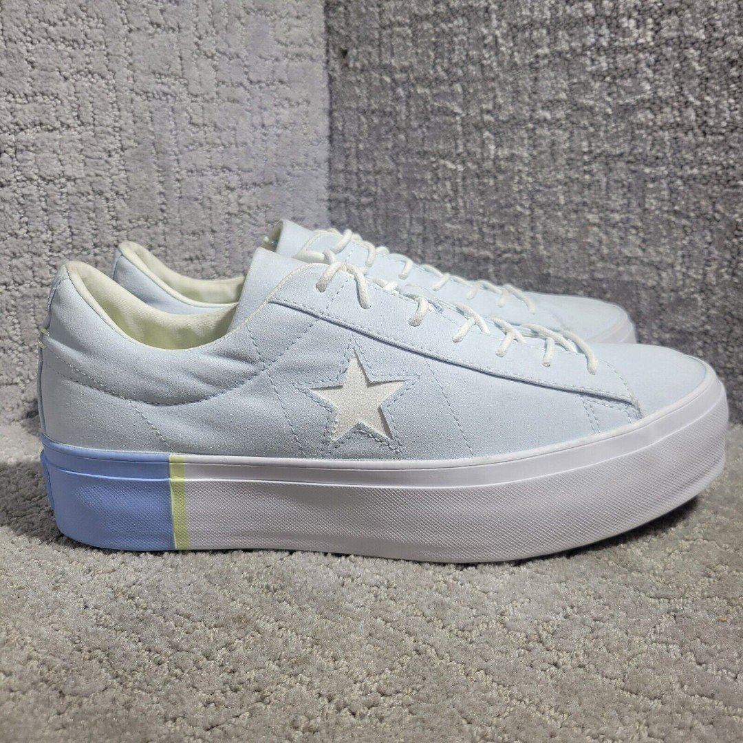 Converse Chuck Taylor All Star Women’s Size 11 Light Blue Platform Shoes 559903C