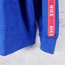 Nike Plus Womens Plus Size 1X Full Zip Hoodie Logo Tape Sweatshirt Fleece Blue