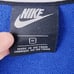 Nike Plus Womens Plus Size 1X Full Zip Hoodie Logo Tape Sweatshirt Fleece Blue