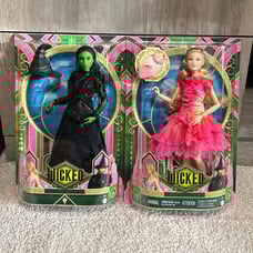 COLLECTIBLE Mattel Wicked Movie Glinda Elephaba Doll Set - URL MISPRINT ERROR
