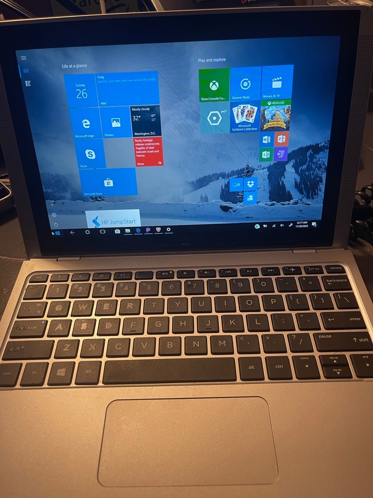 HP Pavilion x360 2-in-1 Touch-Screen Laptop Gray