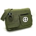 Peace Embroidered Laptop Messenger Bag
