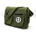 Peace Embroidered Laptop Messenger Bag