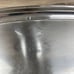La Belle Silver Co. Percolator Fire King Top with Sugar & Creamer & Plate Set