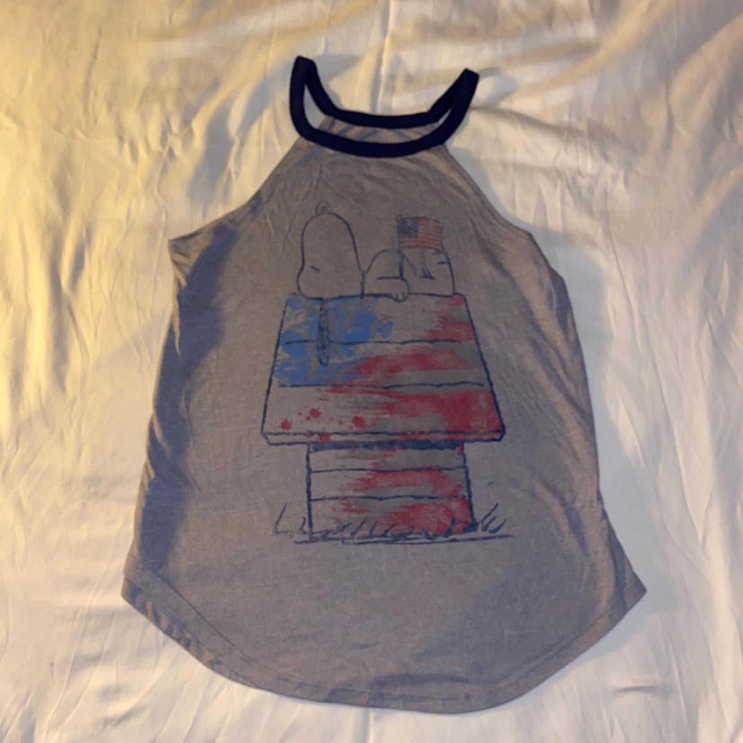 Peanuts Womens Snoopy Tank Top XS