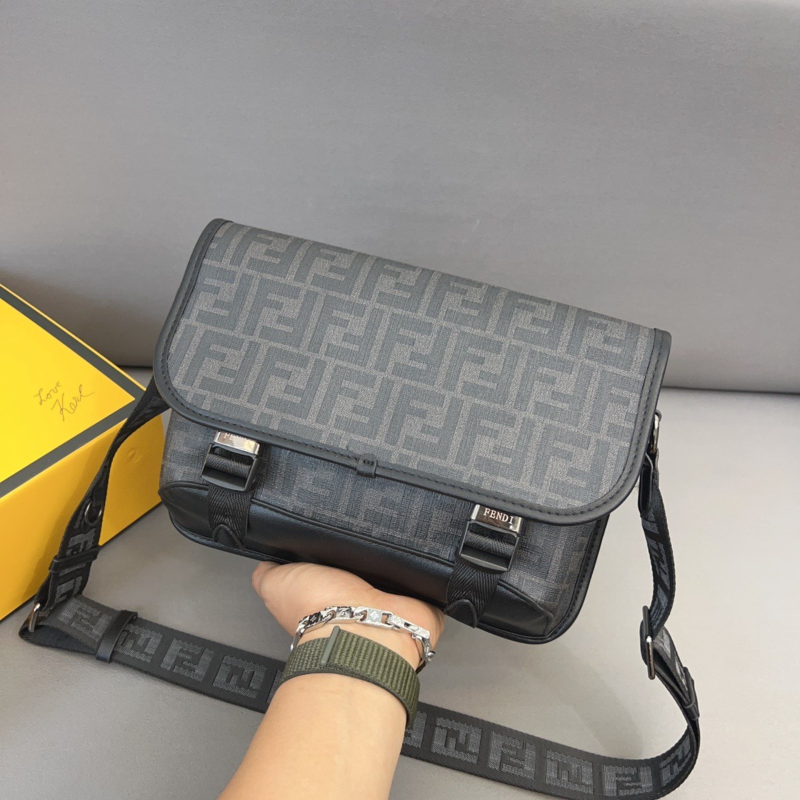 Flap Printed Messenger Bag