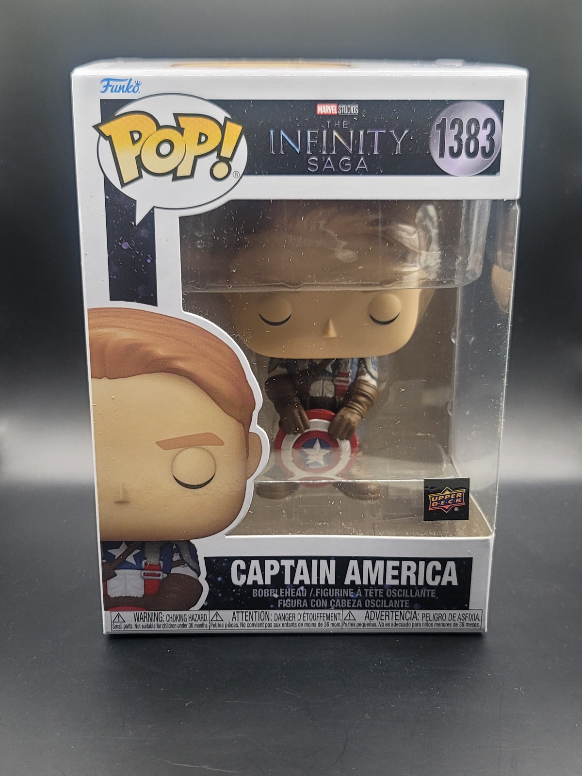 2023 Funko Pop! Marvel Captain America Infinity Saga 1383 Upper Deck Redemption