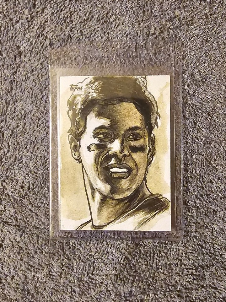 2022 Topps Series 2 Baseball Christian Yelich 1/1 sketch card