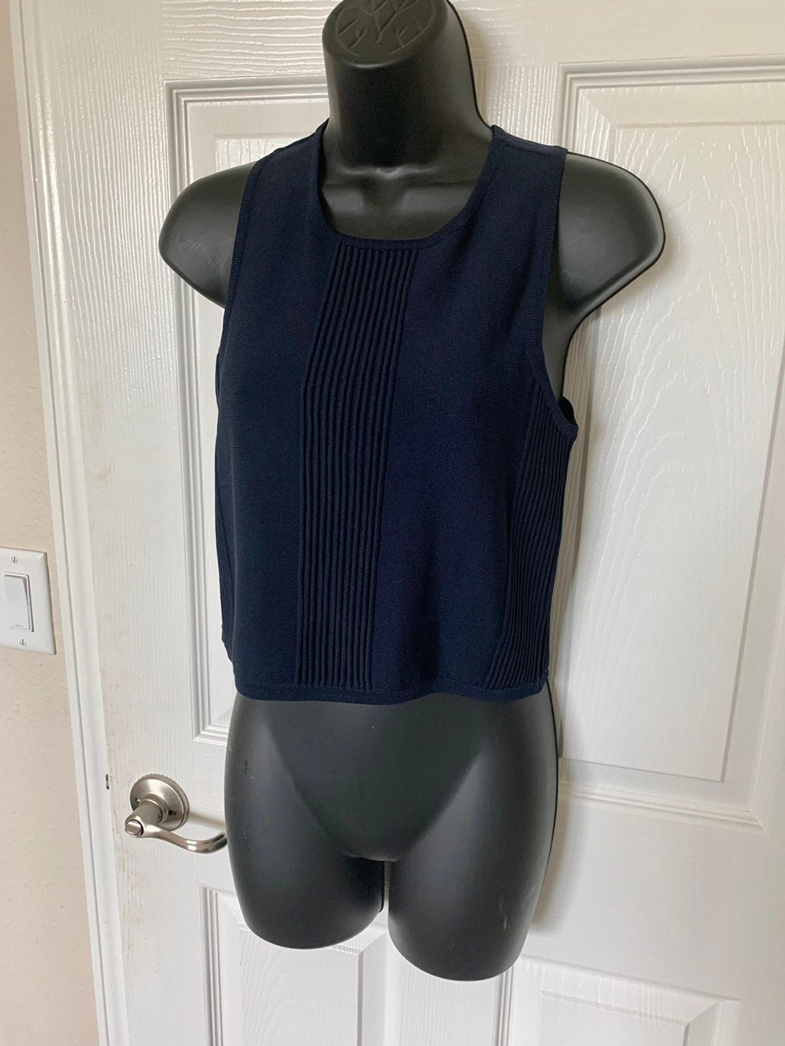 Gianni Bini Navy Knit Top