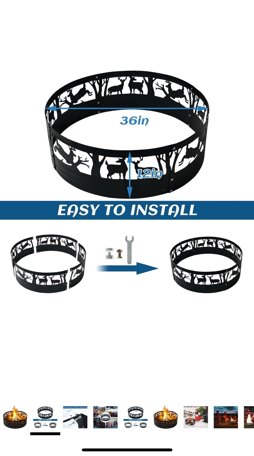 Fire pit ring